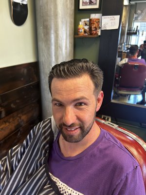 Charles Blades Portfolio - Our founder and Master Barber, Charles Blades. These pictures are nice, but the beautiful haircuts that come out of Charles' chair 6-7 days a week, (yes, he loves what he does and is almost always at the shop.) are easily in the top 10% of any haircut in the world. For real, He is that good. Charles Blades Portfolio - Our founder and Master Barber, Charles Blades. These pictures are nice, but the beautiful haircuts that come out of Charles' chair 6-7 days a week, (yes, he loves what he does and is almost always at the shop.) are easily in the top 10% of any haircut in the world. For real, He is that good.