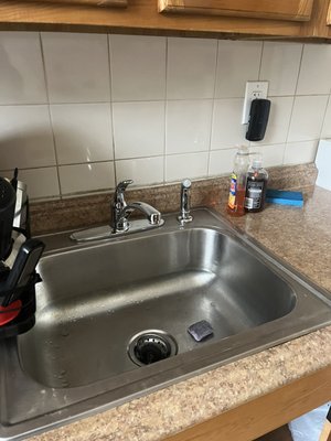 New kitchen faucet installation - Old faucet start to leak. New faucet was installed. New kitchen faucet installation - Old faucet start to leak. New faucet was installed.