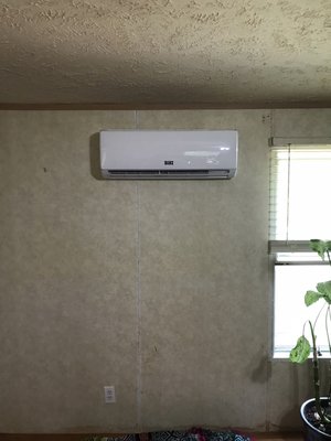 Mini Split Installation - Installed this mini split system in 4 hours time in a day. Mini Split Installation - Installed this mini split system in 4 hours time in a day.