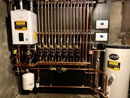 Heating system replacement for a long time client in Waltham - This replacement took place in old church for our long time customer, demolition took 1 full day, 2 more days to install both boiler and hwh tank and add 3 extra zones of heat.
Rebates were $2750 for boiler and $700 for tank.
12 year warranty.
Would like to see unit like this in your home?
Call us! 7812154787 Heating system replacement for a long time client in Waltham - This replacement took place in old church for our long time customer, demolition took 1 full day, 2 more days to install both boiler and hwh tank and add 3 extra zones of heat.
Rebates were $2750 for boiler and $700 for tank.
12 year warranty.
Would like to see unit like this in your home?
Call us! 7812154787
