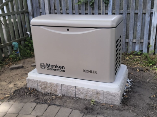 Professional Generator Installation Services - Menken Generators offers top-tier generator installation services in the Philadelphia region. With 15 years of experience, our team delivers seamless, reliable solutions tailored to your needs. We prioritize quality workmanship from the decorative block foundation to the custom gas filter and surge protection on the transfer switch.

Our process ensures a smooth transition, including restoring your landscaping. Backed by AGM batteries, your generator will provide dependable power when you need it most. Trust Menken Generators for a professional, trustworthy installation that exceeds your expectations.

Our installation process ensures the generator’s durability and reliability. This is a direct result of our extensive experience in servicing and repairing generators. Our installations are a culmination of years of learning and implementing best practices to maximize the generator’s lifespan.