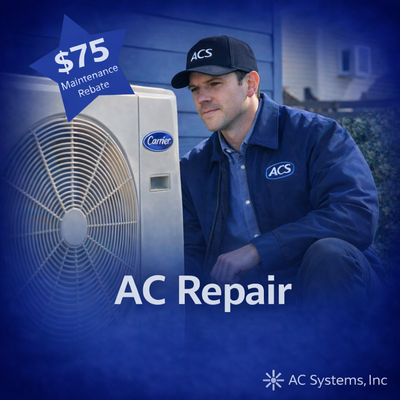 Air Conditioning Repair/Maintenance - In the heat of summer, the last thing you want is for your air conditioner to break down. But should such an unfortunate scenario arise, we have you covered. Our union-trained technicians can quickly diagnose the problem because we have over 50 years of experience working on every type of system. Common parts are stocked on our vans so we can often perform the repair work on the spot. Our service technicians are courteous and professional, and we will take care of your home or business as if it were our own.