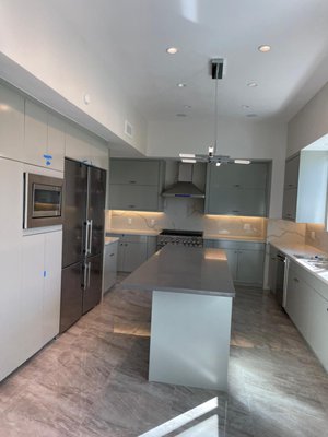 Kitchen Remodel 2025 - A full luxury kitchen transformation with custom cabinetry, high-end finishes, quartz countertops, and premium fixtures. This remodel brings a bright, modern, and elegant look to the heart of the home.