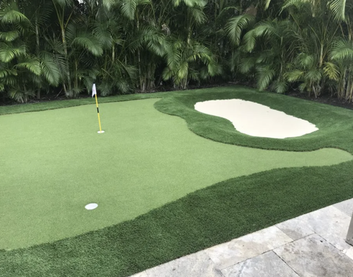 Golf and Putting Greens Synthetic Grass Installations - Durafield® golf and putting greens synthetic grass installations are designed for quality golfing, and it shows. The perfect and regular surface they provide will improve the game of whoever golfs on it. Call us today to find out more on how you can get a full putting greens installation for a great price. Golf and Putting Greens Synthetic Grass Installations - Durafield® golf and putting greens synthetic grass installations are designed for quality golfing, and it shows. The perfect and regular surface they provide will improve the game of whoever golfs on it. Call us today to find out more on how you can get a full putting greens installation for a great price.