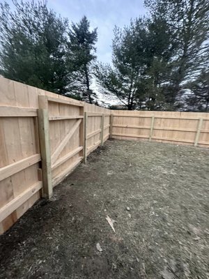 Custom Privacy Fence - When a repeat customer wants a custom privacy fence.. well, we deliver.
Call, text or message us today with your outdoor project needs! 607-269-5151 Custom Privacy Fence - When a repeat customer wants a custom privacy fence.. well, we deliver.
Call, text or message us today with your outdoor project needs! 607-269-5151