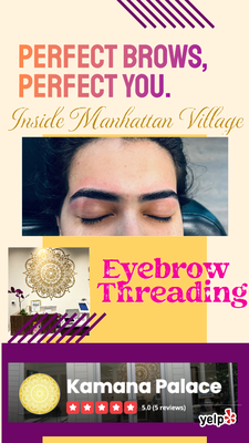 Eyebrow Threading - "Experience Beauty, Precision, and Care – Threading, Waxing, Facials, and Tinting at Kamana Palace! Eyebrow Threading - "Experience Beauty, Precision, and Care – Threading, Waxing, Facials, and Tinting at Kamana Palace!
