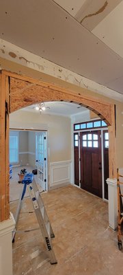 Current project: New arch doorway - New arch doorway being installed to update home.
Finished project photos coming soon. Current project: New arch doorway - New arch doorway being installed to update home.
Finished project photos coming soon.