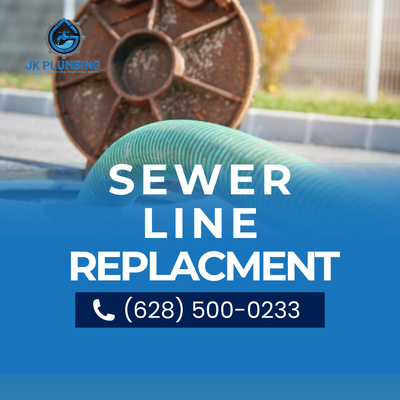 Sewer Line Replacement - Call Today at (628) 500-0233 for Professional Sewer Line Replacement Services

A damaged sewer line can lead to recurring backups, slow drains, unpleasant odors, and costly property damage. JK Plumbing provides expert sewer line replacement services throughout San Francisco and the Peninsula, using modern techniques—including trenchless solutions whenever possible—to restore your plumbing system efficiently and with minimal disruption.

Why Choose JK Plumbing?

Modern Repair Methods – We utilize advanced equipment and trenchless technology when appropriate to reduce excavation and protect your property.

Experienced Plumbing Professionals – Our skilled team accurately diagnoses sewer line issues and recommends the most effective, long-lasting solution.

Code-Compliant Workmanship – Every sewer line replacement is completed to meet local plumbing codes and industry standards for dependable performance.

Our Sewer Line Services
Lateral Sewer Line Replacement
Trenchless Sewer Line Replacement
Sewer Line Repair
Sewer Camera Inspections
Residential & Commercial Sewer Services
Sewer System Upgrades
Our Process

Inspection – We perform a thorough assessment using advanced diagnostic tools to identify the source and extent of the problem.

Transparent Recommendations – Our plumbers explain your repair or replacement options and provide a clear, upfront estimate.

Professional Replacement – We replace damaged sewer lines using quality materials and proven installation methods.

System Testing – Once the work is complete, we test the system to ensure proper flow and reliable performance.

Final Walkthrough – We review the completed project with you and answer any questions to ensure your complete satisfaction.

Why Customers Choose JK Plumbing

From aging sewer laterals to severely damaged underground pipes, JK Plumbing delivers reliable sewer line replacement solutions backed by quality craftsmanship and exceptional customer service. Our goal is to restore your plumbing system quickly while minimizing disruption to your home or business.

Call (628) 500-0233 today to schedule your professional sewer line inspection and replacement service.