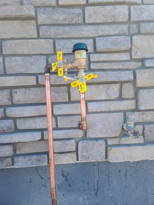 Vacuum breaker freeze burst - The customer had a vacuum breaker that had freeze burst over the winter and I was called to come out and replace it. Vacuum breaker freeze burst - The customer had a vacuum breaker that had freeze burst over the winter and I was called to come out and replace it.