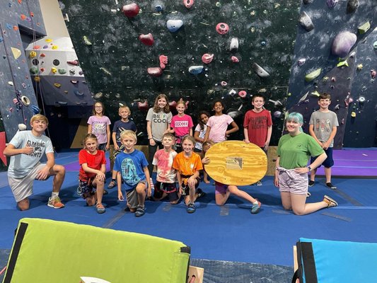 Kids Rock Climbing Summer Camps - We host what we believe is the most fun and active summer camp in all of the Eastern Panhandle of WV! Each summer, our week-long summer camps introduce new students to the quickly growing sport of rock climbing and pushes them out of their comfort zone to learn something new! Our camps are for new climbers and experienced climbers alike to learn more about the sport, make new friends, and have a blast all day long! Kids Rock Climbing Summer Camps - We host what we believe is the most fun and active summer camp in all of the Eastern Panhandle of WV! Each summer, our week-long summer camps introduce new students to the quickly growing sport of rock climbing and pushes them out of their comfort zone to learn something new! Our camps are for new climbers and experienced climbers alike to learn more about the sport, make new friends, and have a blast all day long!