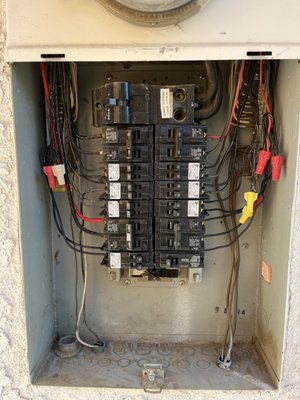 Jurupa Valley - These homeowners purchased a flipped House in Jurupa Valley, CA that had electrical problems. As part of their homes warranty plan, we came out to identify and correct the multiple issues in the home. The wiring in the kitchen, the garage and the main panel itself were all found to have issues. All of it was corrected and the homeowners can now rest more easily. Jurupa Valley - These homeowners purchased a flipped House in Jurupa Valley, CA that had electrical problems. As part of their homes warranty plan, we came out to identify and correct the multiple issues in the home. The wiring in the kitchen, the garage and the main panel itself were all found to have issues. All of it was corrected and the homeowners can now rest more easily.