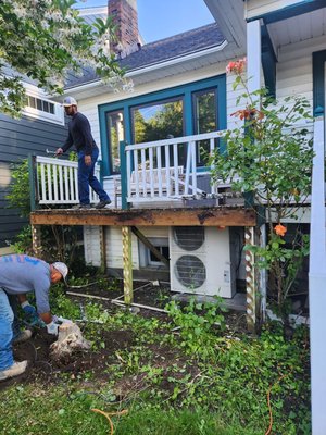 New deck. - this was a one week project. a deck that it was in a very bad shape. New deck. - this was a one week project. a deck that it was in a very bad shape.