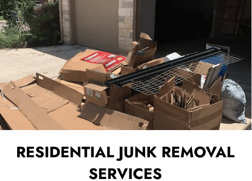 Residential Junk Removal - If you are in Austin, TX or the surrounding area, you can simply contact us to schedule services. Point to what you need removed and we will give you a fair price with a quick and easy residential junk removal service.