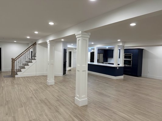 Full basement renovation - This basement was fully painted with the best quality paint and professionals. Full basement renovation - This basement was fully painted with the best quality paint and professionals.