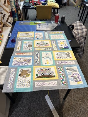 Grandkids Quilts 2024 - These were King size bed quilts for the grandkids. They picked out there fabrics and I made and quilted them. Grandkids Quilts 2024 - These were King size bed quilts for the grandkids. They picked out there fabrics and I made and quilted them.