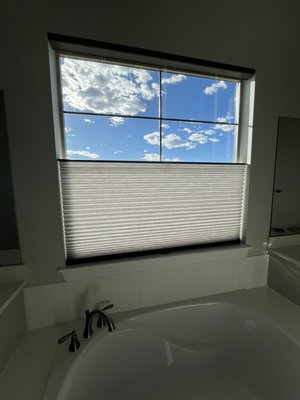 Golden Hone - The homeowner of this Golden home wanted to take advantage of the federal tax credit on Duette Cellular Shades and he was able to save $1,200!