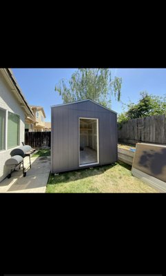Outdoor Shed Exterior Painting (Elk Grove) - This project took our crew only about 2 1/2 hours using a paint sprayer super nice finish on this shed we do projects of all size's ! if you have any further questions please contact our team and we will be more then happy to take care of you! Outdoor Shed Exterior Painting (Elk Grove) - This project took our crew only about 2 1/2 hours using a paint sprayer super nice finish on this shed we do projects of all size's ! if you have any further questions please contact our team and we will be more then happy to take care of you!