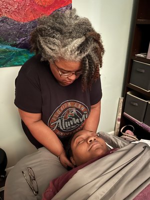 Partner Reiki Session - Elevate your relationship with Couples Reiki!
Experience a powerful connection as Intuitive Reiki Master Rhumel Anderson works with both of you together in a joint session. Through Reiki energy, meditation, and sound elements, she enhances your bonding experience.
Couples Reiki balances your individual and shared energies, leading to improved clarity, communication, and resilience in the face of relationship challenges.
Result? You'll feel relaxed, grounded, and deeply connected to each other. Book your Couples Reiki session now for a stronger, more harmonious partnership. Partner Reiki Session - Elevate your relationship with Couples Reiki!
Experience a powerful connection as Intuitive Reiki Master Rhumel Anderson works with both of you together in a joint session. Through Reiki energy, meditation, and sound elements, she enhances your bonding experience.
Couples Reiki balances your individual and shared energies, leading to improved clarity, communication, and resilience in the face of relationship challenges.
Result? You'll feel relaxed, grounded, and deeply connected to each other. Book your Couples Reiki session now for a stronger, more harmonious partnership.