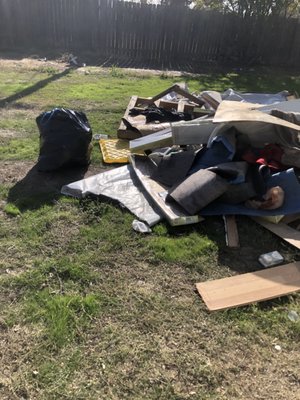 Eviction Cleanout - This Junk Removal service was requested by landlord a few weeks back. Tenants had tarnished the property so I assisted in the remodel process by hauling away all remaining debris.