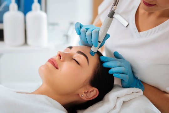 Hydrafacial - Hydrafacial is the only hydradermabrasion treatment that combines cleansing, exfoliation, extraction, hydration, and antioxidant protection simultaneously, resulting in clearer, more beautiful skin with little to no downtime. The vacuum vortex wand gently extracts impurities out of the pores, clearing congestion with ease. A hydrating antioxidant complex is then infused in the skin to deeply nourish and brighten skin tone. LED light therapy and custom booster serums are available in the Deluxe and Platinum treatments to elevate results. The Hydrafacial is soothing, moisturizing, and non-invasive, and provides an instant luminous glow lasting days post treatment. Hydrafacial - Hydrafacial is the only hydradermabrasion treatment that combines cleansing, exfoliation, extraction, hydration, and antioxidant protection simultaneously, resulting in clearer, more beautiful skin with little to no downtime. The vacuum vortex wand gently extracts impurities out of the pores, clearing congestion with ease. A hydrating antioxidant complex is then infused in the skin to deeply nourish and brighten skin tone. LED light therapy and custom booster serums are available in the Deluxe and Platinum treatments to elevate results. The Hydrafacial is soothing, moisturizing, and non-invasive, and provides an instant luminous glow lasting days post treatment.