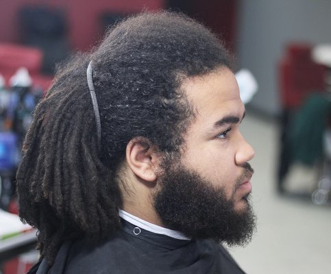 Before and after! - Taper with a beard trim! Before and after! - Taper with a beard trim!