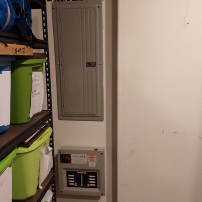 generator installation - installation of a generac manual transfer switch for a portable generator