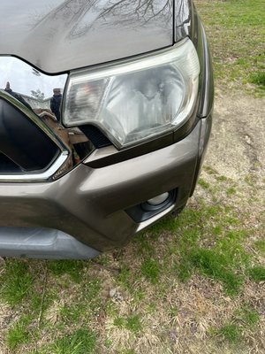 Headlight restore - Lightly hazed lights brought back to clear. Headlight restore - Lightly hazed lights brought back to clear.