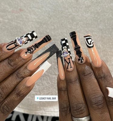 Nails Art - * Nail art is a way to showcase personality and creativity, allowing individuals to express themselves through their nails art designs. Popular techniques include freehand painting, water marbling, stamping, hand draw,...
* Come with LEGACY NAIL BAR we will show you how we brings the art onto your nails. Nails Art - * Nail art is a way to showcase personality and creativity, allowing individuals to express themselves through their nails art designs. Popular techniques include freehand painting, water marbling, stamping, hand draw,...
* Come with LEGACY NAIL BAR we will show you how we brings the art onto your nails.