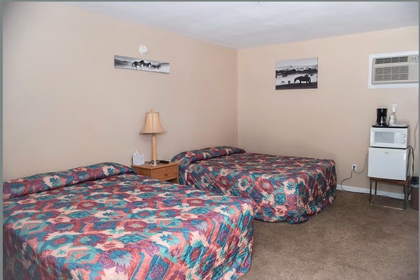 Double - Sleeps 4 - 2 queen-size or 2 full-size beds, these rooms sleep up to 4 people.