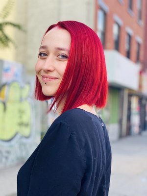 Vibrant Red and Copped color - Vibrant Red hair color makeover Vibrant Red and Copped color - Vibrant Red hair color makeover