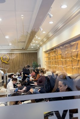 Our Salon - Step into Queenie's Nail Spa, where luxury meets relaxation in our newly expanded and remodeled salon. We recently doubled in size, adding 10 additional state-of-the-art pedicure chairs and an exclusive double facial room. Embrace the essence of modernity and spacious elegance as you indulge in our unparalleled services.
At Queenie's, we pride ourselves on creating an inclusive haven where every customer, regardless of background or service chosen, is embraced with a warm and inviting atmosphere. From the moment you walk through our doors, our commitment is to ensure you feel not only pampered, but truly valued. Join us and help us redefine the beauty and wellness experience. Our Salon - Step into Queenie's Nail Spa, where luxury meets relaxation in our newly expanded and remodeled salon. We recently doubled in size, adding 10 additional state-of-the-art pedicure chairs and an exclusive double facial room. Embrace the essence of modernity and spacious elegance as you indulge in our unparalleled services.
At Queenie's, we pride ourselves on creating an inclusive haven where every customer, regardless of background or service chosen, is embraced with a warm and inviting atmosphere. From the moment you walk through our doors, our commitment is to ensure you feel not only pampered, but truly valued. Join us and help us redefine the beauty and wellness experience.