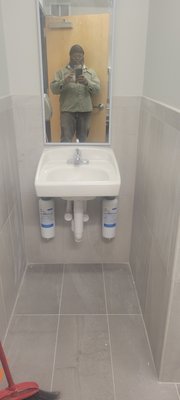Rider University Handicap restroom - this project was a gender neutral Handicap Bathroom at the University