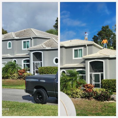 Roof & Gutter Cleaning - Our process provides the best possible results for your roof while preventing damage to the materials. Schedule today to help protect your biggest investment. Roof & Gutter Cleaning - Our process provides the best possible results for your roof while preventing damage to the materials. Schedule today to help protect your biggest investment.