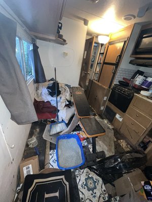 Hoarding/Hazmat Clean - Before and after of a hoarding/hazmat clean! Our team turned chaos into calm and gave this owner the fresh new start they were looking for! 🧼🎉