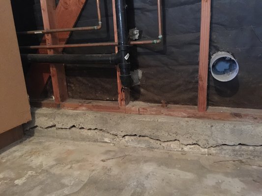 Garage Stem Wall Repair - Garage stem walls are prone to failure due to several reasons. A lot of the time it's a water issues of either a flower bed on the outside wall with the water having no where to drain, or a washer that leaks and the water pools over time. Yes this is a structural issue, the weight of the garage comes directly on the this stem wall and if it's not structurally sound more damage will occur throughout the structure. Imagine having a broken forearm and trying to do a curl with a 20 pound weight? Garage Stem Wall Repair - Garage stem walls are prone to failure due to several reasons. A lot of the time it's a water issues of either a flower bed on the outside wall with the water having no where to drain, or a washer that leaks and the water pools over time. Yes this is a structural issue, the weight of the garage comes directly on the this stem wall and if it's not structurally sound more damage will occur throughout the structure. Imagine having a broken forearm and trying to do a curl with a 20 pound weight?
