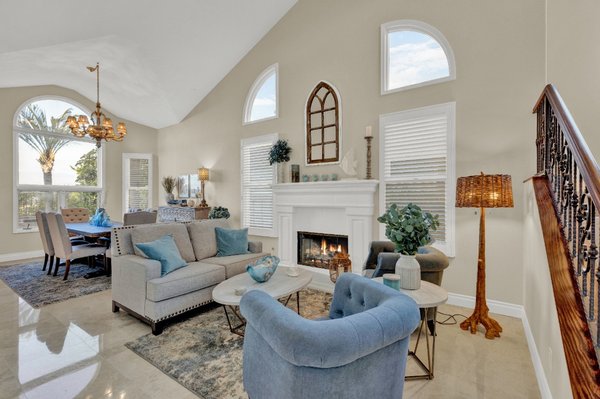 New Custom Shutters Installation - This is one of our most recent projects that made us proud. The interior is amazing and we are pleased to install the new custom window shutters to complement the style.