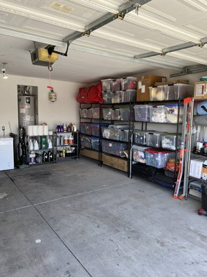 Garage Project- Goodyear, AZ - This client requested help with decluttering her garage and help to create an organizational system to store her holiday decor along with other personal items. Garage Project- Goodyear, AZ - This client requested help with decluttering her garage and help to create an organizational system to store her holiday decor along with other personal items.