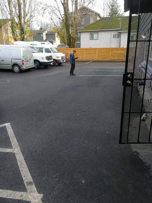 Leaf Clean Up - We did this job in a cold rainy day around Nov 2021. It took us about 2 hours and I really like the Before and After results.