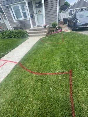 East meadow NY - We have redone this customer driveway , boarders,walkway and apron East meadow NY - We have redone this customer driveway , boarders,walkway and apron