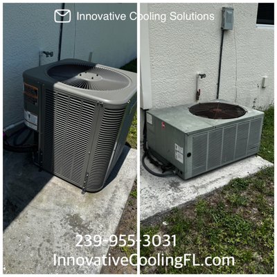 HVAC replacement completed by Innovative Cooling Solutions. - Recent AC replacement completed by Innovative Cooling Solutions.
This system was over 20 years old and had a leaking coil. After diagnosing the issue, we discussed the repair and replacement options with the homeowner so they could make the best decision for their home, comfort, and budget.
In this case, replacing the air conditioning system made more practical sense than putting money into a major repair on an older system. That is not always the answer, but sometimes it is the right one.
At Innovative Cooling Solutions, we believe in diagnosing the problem first, explaining the options clearly, and helping homeowners make informed decisions without high-pressure sales tactics.
If your AC is not cooling properly, leaking refrigerant, running constantly, or you are trying to decide between AC repair and AC replacement, we can help with an honest evaluation.
Professional AC repair, HVAC system replacement, air conditioning installation, preventative maintenance, and second opinions in Cape Coral, Fort Myers, North Fort Myers, Pine Island, and surrounding Southwest Florida communities. HVAC replacement completed by Innovative Cooling Solutions. - Recent AC replacement completed by Innovative Cooling Solutions.
This system was over 20 years old and had a leaking coil. After diagnosing the issue, we discussed the repair and replacement options with the homeowner so they could make the best decision for their home, comfort, and budget.
In this case, replacing the air conditioning system made more practical sense than putting money into a major repair on an older system. That is not always the answer, but sometimes it is the right one.
At Innovative Cooling Solutions, we believe in diagnosing the problem first, explaining the options clearly, and helping homeowners make informed decisions without high-pressure sales tactics.
If your AC is not cooling properly, leaking refrigerant, running constantly, or you are trying to decide between AC repair and AC replacement, we can help with an honest evaluation.
Professional AC repair, HVAC system replacement, air conditioning installation, preventative maintenance, and second opinions in Cape Coral, Fort Myers, North Fort Myers, Pine Island, and surrounding Southwest Florida communities.