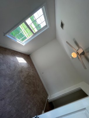 Painting - We cleaned this room, repaired the walls. Removed trim, painted ceiling, walls and trim. We also replace this carpet and repaired the ceiling fan. 100 % better. Painting - We cleaned this room, repaired the walls. Removed trim, painted ceiling, walls and trim. We also replace this carpet and repaired the ceiling fan. 100 % better.