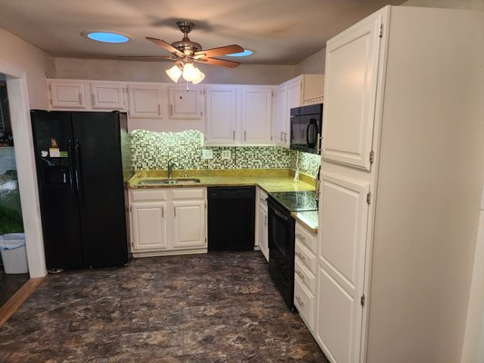 Before and after pictures. - This is before and after pictures of several different jobs.