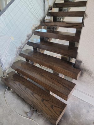 Stair/Railing Painting - We offer residential painting. We are here for you!