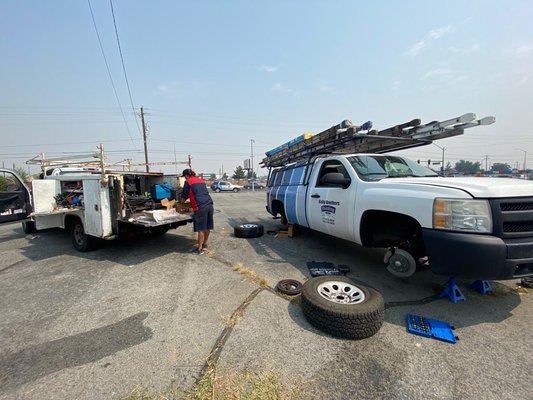 Fleet Work - Mobile Mechanic Services does Fleet work! Contact us today for special pricing for your vehicle's! Fleet Work - Mobile Mechanic Services does Fleet work! Contact us today for special pricing for your vehicle's!