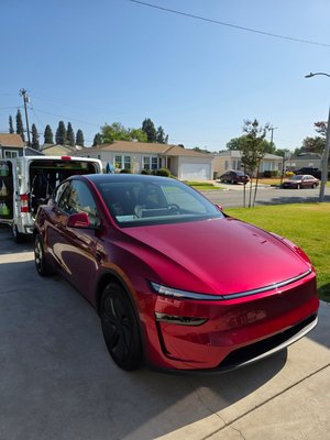 Ceramic Coating - This Model Y has been protected a 3 year premium coating.