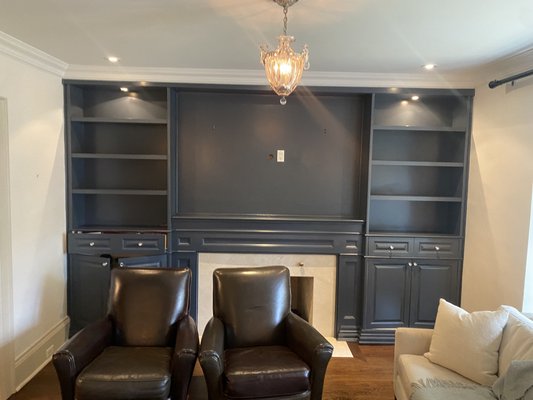 Living Room Paint Job - Painting this living room with an accent cabinet was a fun project. I love the accent colour and it really brings warmth and depth to the room. A great and affordable one day job for this awesome home owner! Living Room Paint Job - Painting this living room with an accent cabinet was a fun project. I love the accent colour and it really brings warmth and depth to the room. A great and affordable one day job for this awesome home owner!