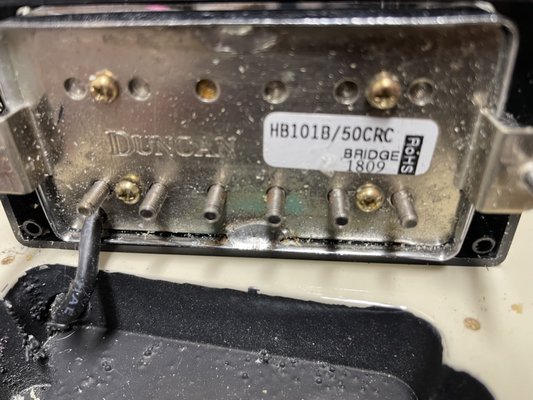 Pickup Install - These are a few guitars that needed pickup repairs and swaps. Pickup Install - These are a few guitars that needed pickup repairs and swaps.
