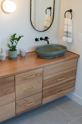 3 Bathroom project - After remodeling the clients kitchen we also renovated their Master Bath, Guest and powder Bath. The Boulder Design Group designed the Rooms based on the clients expectations and Veron Builders remodeled each wet room. 3 Bathroom project - After remodeling the clients kitchen we also renovated their Master Bath, Guest and powder Bath. The Boulder Design Group designed the Rooms based on the clients expectations and Veron Builders remodeled each wet room.