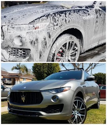 car wash by hand - car wash by hand. includes
Spot free water spot.
chemical guy soap or meguiars.
rims cleaning
tires conditioning
wipe down dash board, console center, door panels.
conditioned console door panels.
vacuum seat floor mats carpet and trunk area.
clean windows. car wash by hand - car wash by hand. includes
Spot free water spot.
chemical guy soap or meguiars.
rims cleaning
tires conditioning
wipe down dash board, console center, door panels.
conditioned console door panels.
vacuum seat floor mats carpet and trunk area.
clean windows.