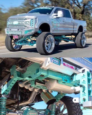 Premium Train Horn install with Goliath and 210 Autohaus - That color got me like whattttt 🔥 Freshly wrapped up SuperDuty with a gorgeous Goliath mount and sexy S6 train horns! We shared some progress pics of this truck back in October, wow what a finished product!
Built by 210 Auto Haus and featuring the best horn mount ever made, Goliath, a custom S6 train horn, dual Viair 444 compressors, and a five-gallon tank! Need to learn more about what Goliath has to offer? Here’s a link:
www.HornBlasters.com/goliath 
Train Horns For Your Ride!
